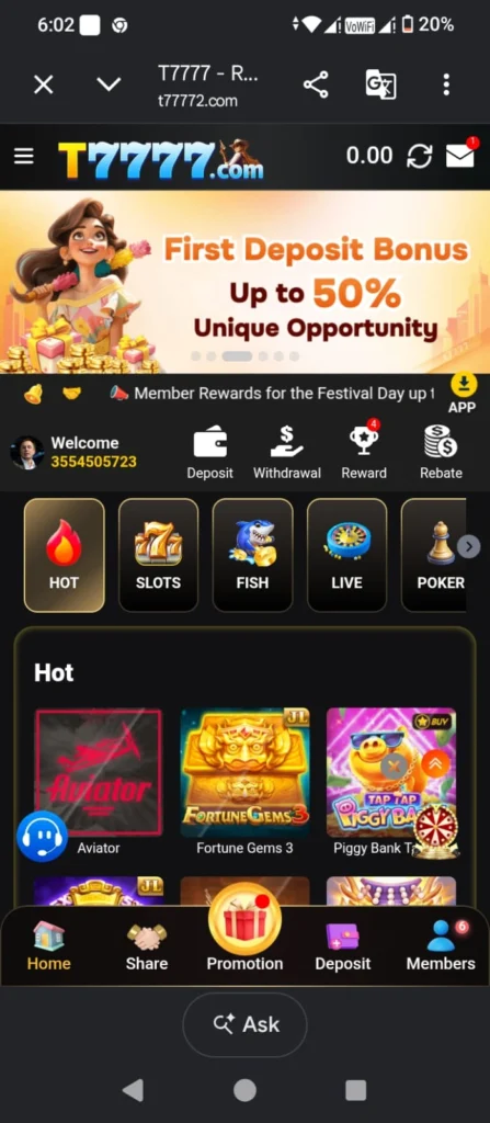 T7777 Game download